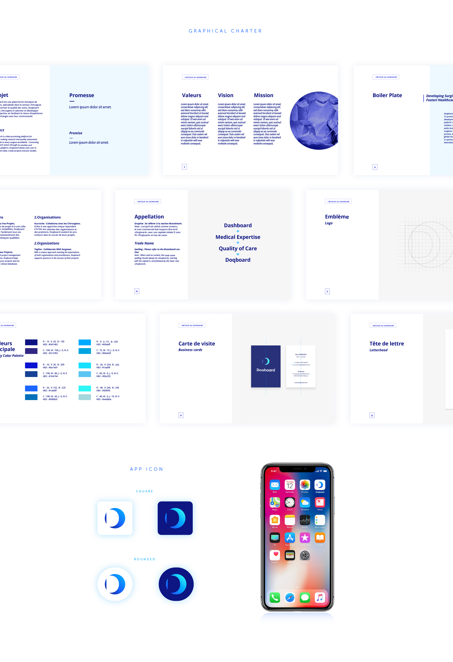 Design bilingue pour startup médicale
