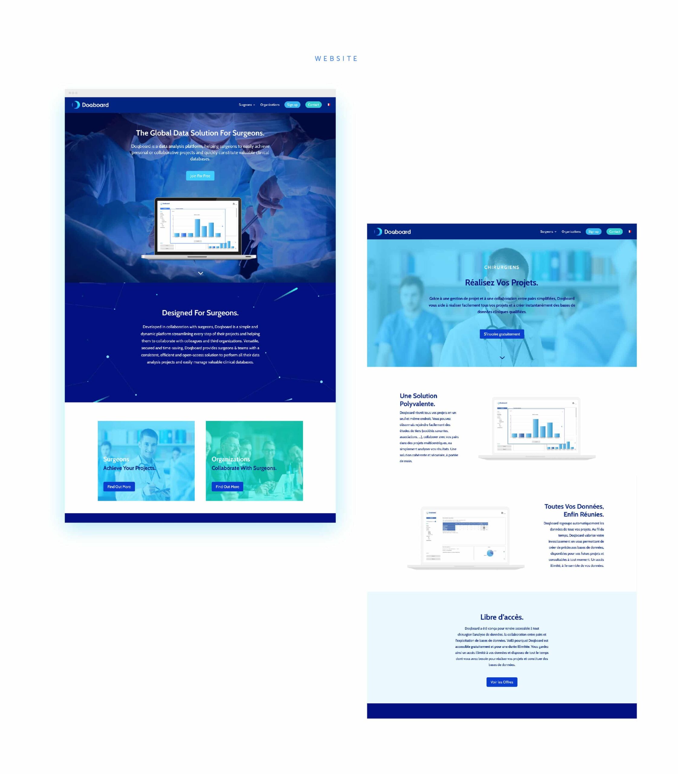 Identité visuelle médicale - Doqboard